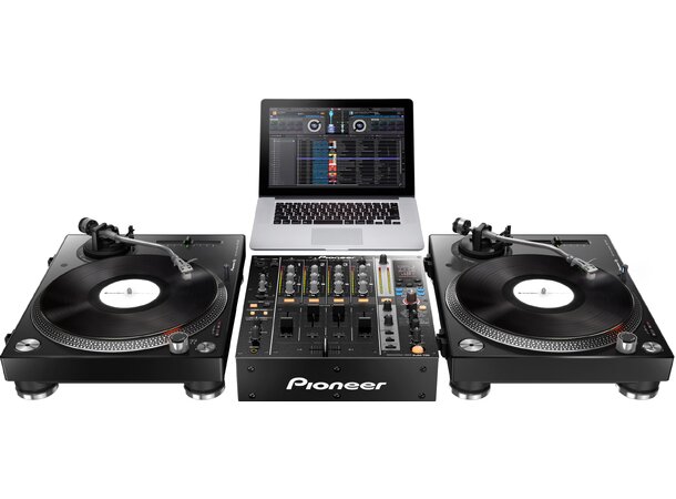 Pioneer DJ PLX-500 Platespiller, Sort High Torque Direct Drive Turntable 